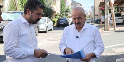 Başkan Büyükgöz sahadaki çalışmaları yerinde inceledi