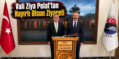 Kars Valisi Ziya Polat, Ardahan Valisi Yamlı ile Bir Araya Geldi