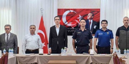 Bozyazı’da okul güvenlik tedbirleri değerlendirildi