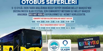 Kültür Yolu Festivali’ne özel ulaşım hizmeti