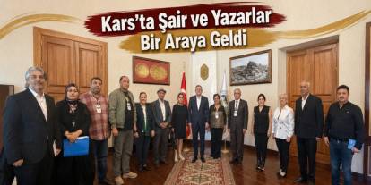 Kars’ta Şair ve Yazarlar Bir Araya Geldi