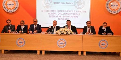 Kantinci esnafı ile eğitim yöneticilerinin sorun ve talepleri masaya yatırıldı