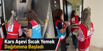 Kars Aşevi Sıcak Yemek Dağıtımına Başladı