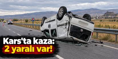 Benliahmet Kavşağında Araç Takla Attı, 2 Yaralı