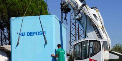 Menteşe’nin Akyer ve Göktepe Mahallelerine kesintisiz su için yeni depolar