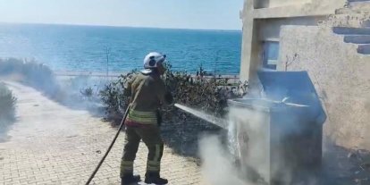 Arsuz’da otluk alan yangını kontrol altına alındı