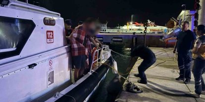 Ticari teknede rahatsızlanan vatandaş için tıbbi tahliye gerçekleştirildi