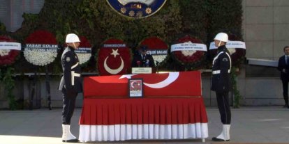Esenurt’ta denetim sırasında şehit olan polis memuru için tören düzenlendi