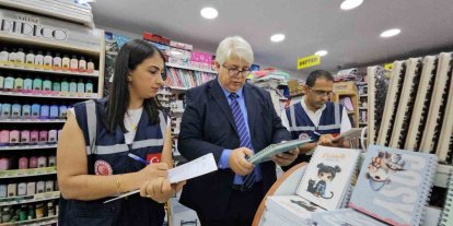 Hatay’da kırtasiye ürünlerine yönelik denetimler sürüyor