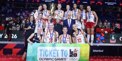 A Milli Kadın Voleybol Takımı, Los Angeles 2028 Olimpiyat Oyunları biletini aldı