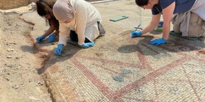 Pompeıopolıs’te binlerce yıllık miras gün ışığına kavuştu: 105 metrekarelik mozaik ortaya çıkarıldı