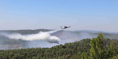 Muğla’daki yangının enerjisi düşürüldü