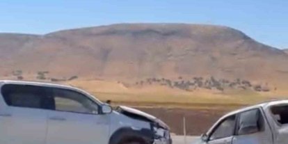 Siirt’te trafik kazası: Araçlarda maddi hasar oluştu