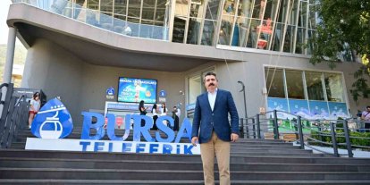 Yıldırım’da kadın ve çocuklara teleferik keyfi