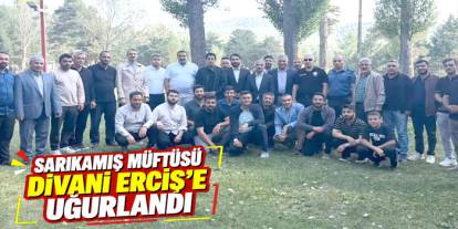 Sarıkamış Müftüsü Divani Erciş’e Uğurlandı