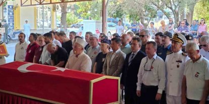 Marmaris’te Kıbrıs Gazisi Yavuzer, son yolculuğuna uğurlandı