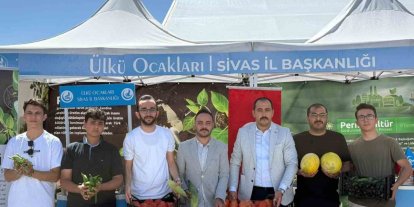 Sivas Ülkü Ocakları permakültür ve sürdürülebilir tarım projesini sergiledi