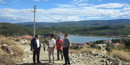 Sinop’ta köylere parke yol