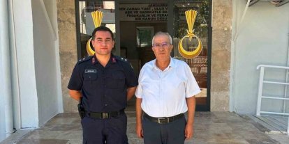 Başkan Arslan’dan İlçe Jandarma Komutanı Arslan’a hayırlı olsun ziyareti