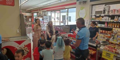 Zabıta Haftası’nda miniklerden anlamlı denetim