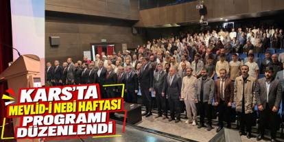 Kars’ta Mevlid-i Nebi Haftası Programı Düzenlendi