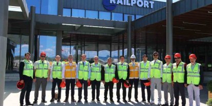 Karabük TSO heyeti, Karabük Lojistik Merkezi için Railport’u inceledi