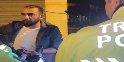 Alkollü yakalanan sürücü, ekiplere ‘abartmayın’ diyerek çıkıştı