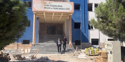 Söke’de okul güçlendirme çalışmaları hız kesmeden sürüyor