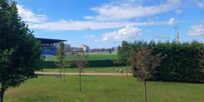 İçinde futbol sahası ve tribünü bulunan Türkiye’nin ilk ve tek spor temalı Millet Bahçesi Trabzon’da açılışa hazırlanıyor