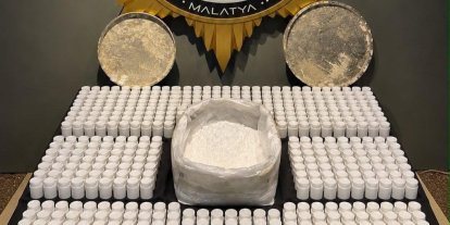 Malatya’da sentetik ecza operasyonu: 2 gözaltı