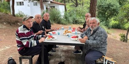 Gerze’de huzurevi sakinleri doğada moral depoladı