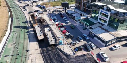 Alikahya’da 2,7 kilometrelik yol güzergahı yenileniyor