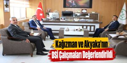 Kağızman ve Akyaka’nın DSİ Çalışmaları Değerlendirildi