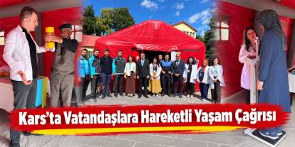 Kars’ta “Bedenini Dinle, Harekete Geç” Etkinliği