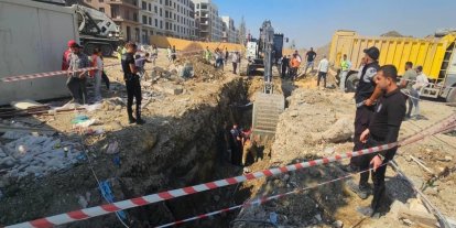 Altyapı çalışmaları esnasında göçük altında kalan 2 işçi yaralandı