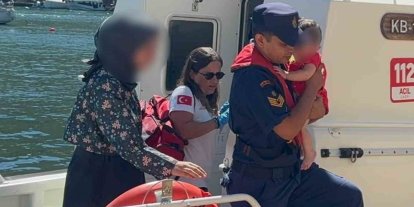 Gezi teknesinde yaralanan bebek için Sahil Güvenlikten tıbbi tahliyesi yapıldı