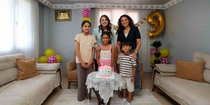 Yüreğimizdeki Işık Projesi kapsamında depremzede çocukların doğum günleri kutlandı