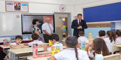 İl Müdürü Şimşek minik öğrencilerle bir araya geldi