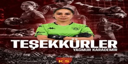 Kayseri Kadın Futbol Kulübü’nde Yağmur Karademir ile yollar ayrıldı