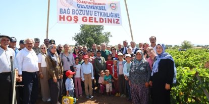 Gölbaşı’nda bağ bozumu heyecanı başladı