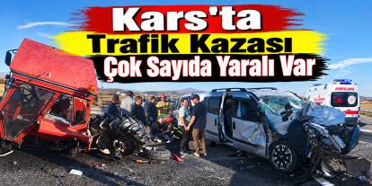 Kars Çevre Yolu’nda Trafik Kaza: 6 Yaralı
