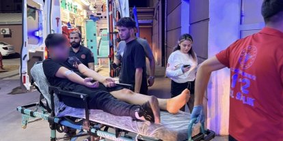Kontrolden çıkan motosiklet devrildi: 1 yaralı