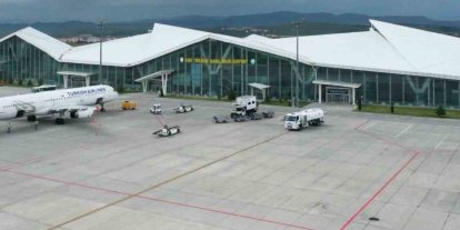 Kars Harakani Havalimanı’nda 8 ayda 423 bin yolcu trafiği
