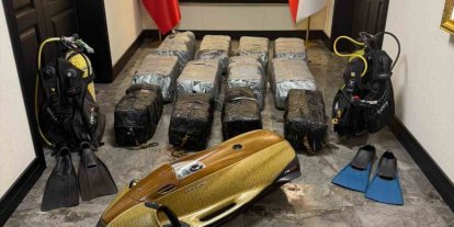 Mersin Limanı’nda 350 kilogram kokain ele geçirildi