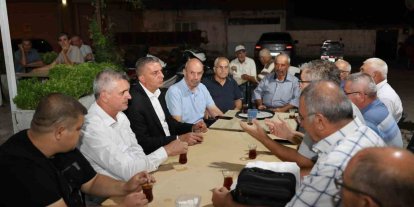 Başkan Şimşek Aşağıçobanisa’da vatandaşların taleplerini dinledi