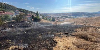 Bozüyük’te otluk yangını