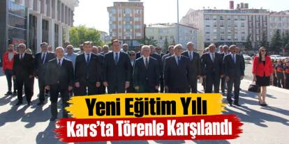 Yeni Eğitim Yılı Kars’ta Törenle Karşılandı