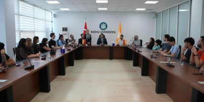 BRIDGE Projesi Heyeti, İnönü Üniversitesini ziyaret etti