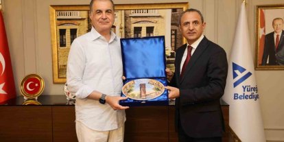 Ömer Çelik’ten Yüreğir Belediye Başkan Vekili Tarık Özünal’a ziyaret