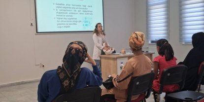 Sinop’ta anne adaylarına "Gebe Okulu" eğitimi